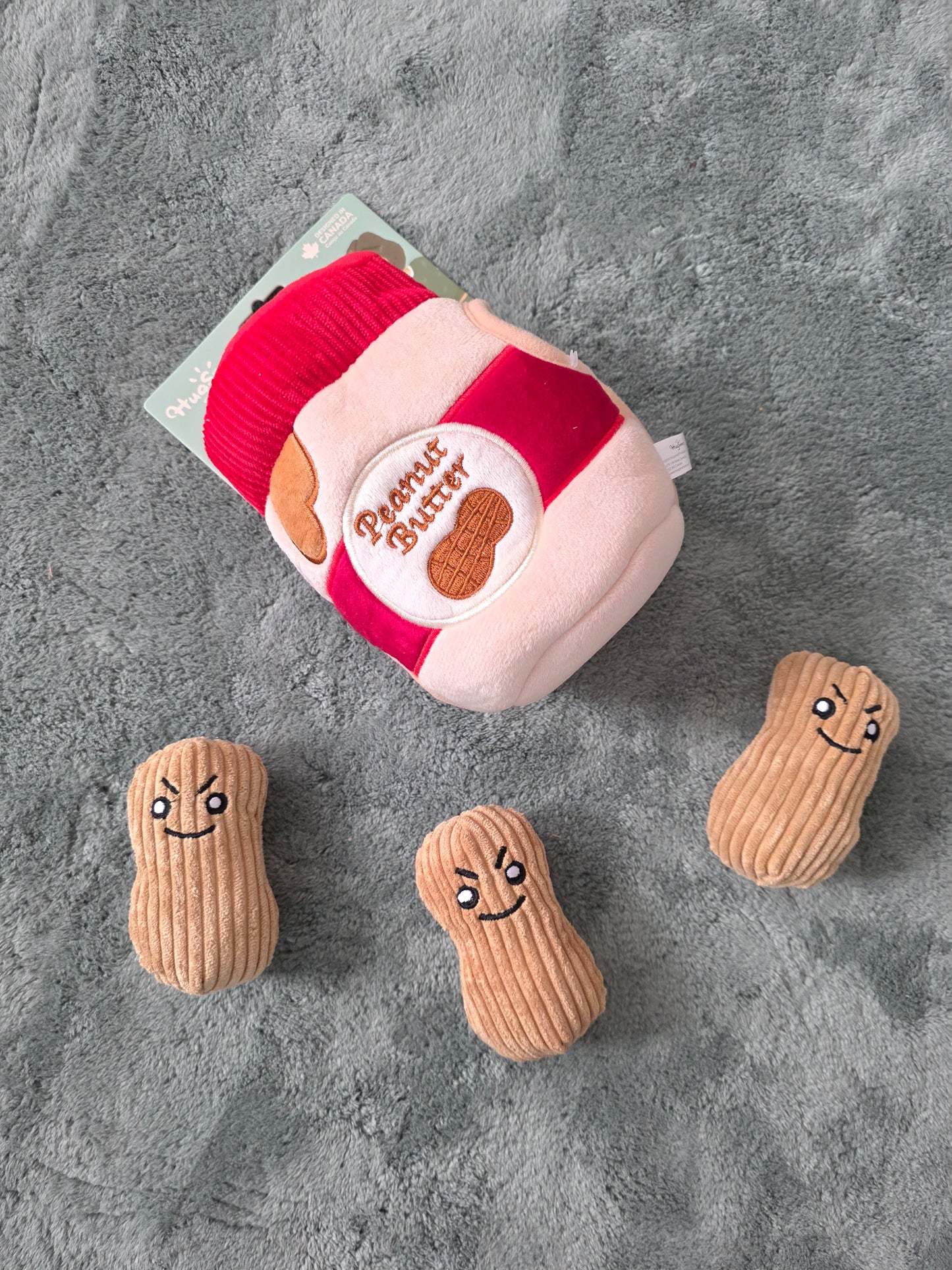 Hugsmart Pet- Food Party | Peanut Butter Jar-Interactive Toy