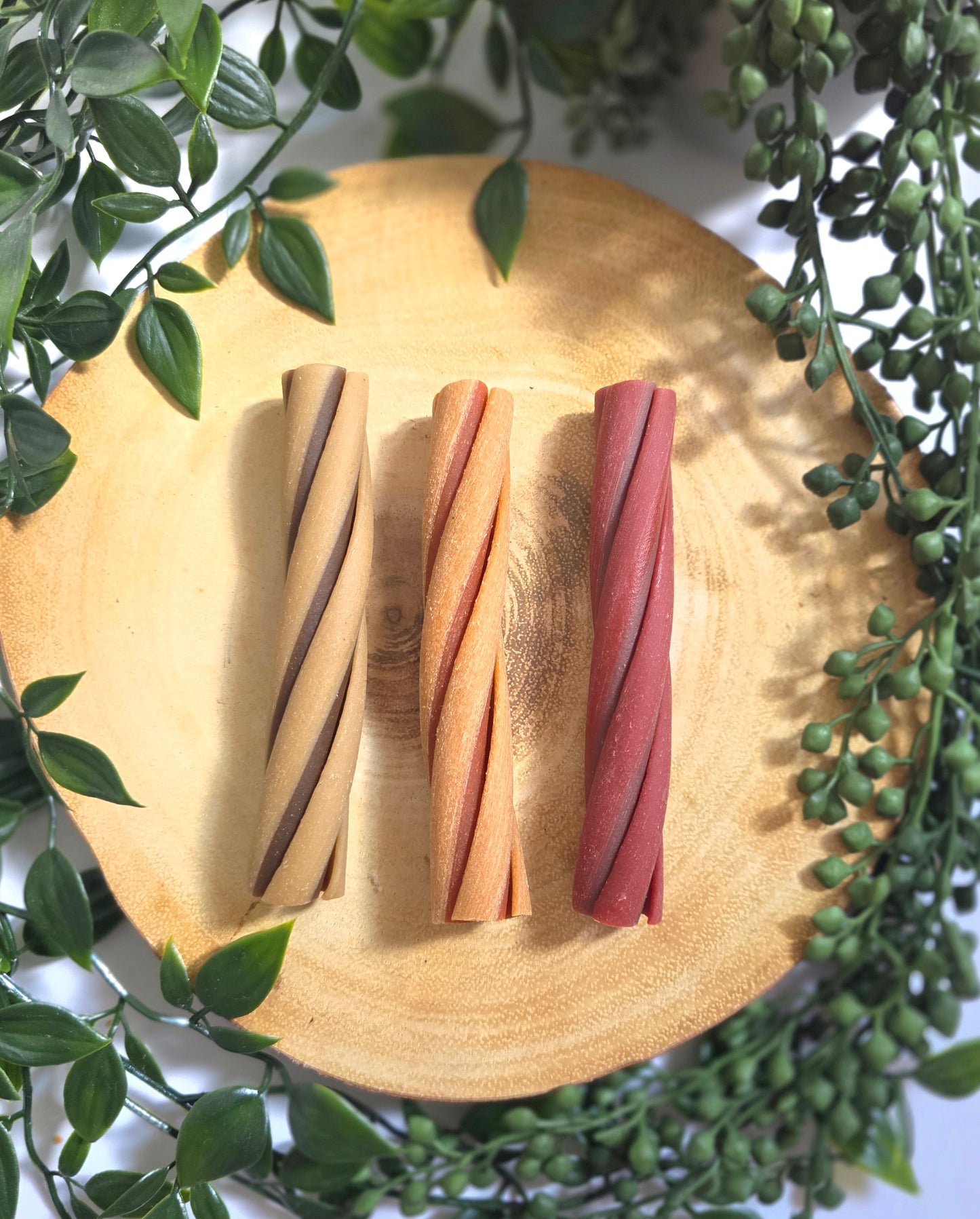 Veggie twirl chews