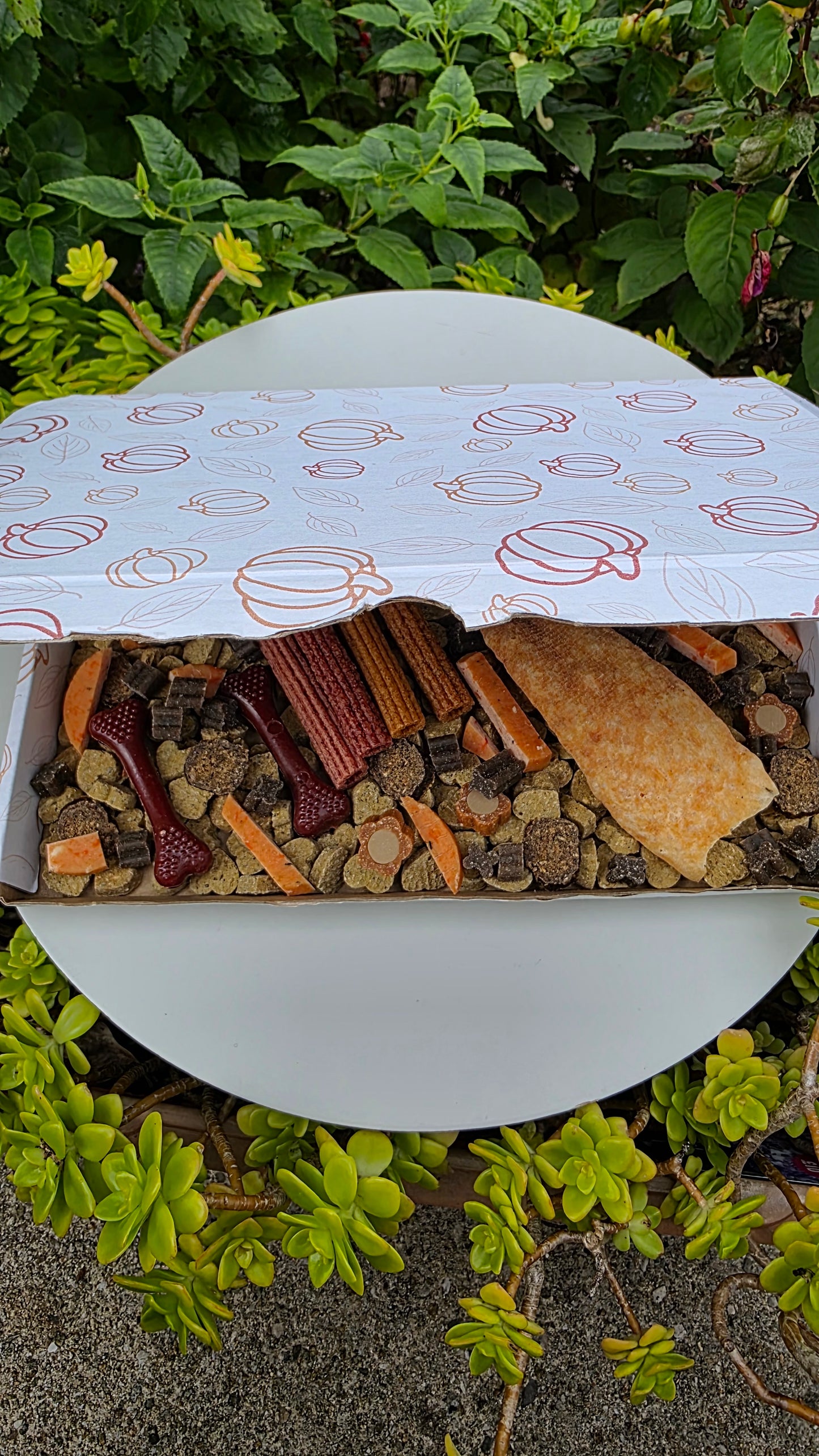 Autumn letterbox treat box