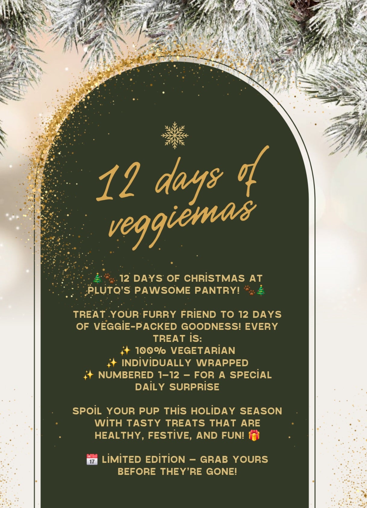 PRE SALE 12 DAYS OF VEGGIEMAS