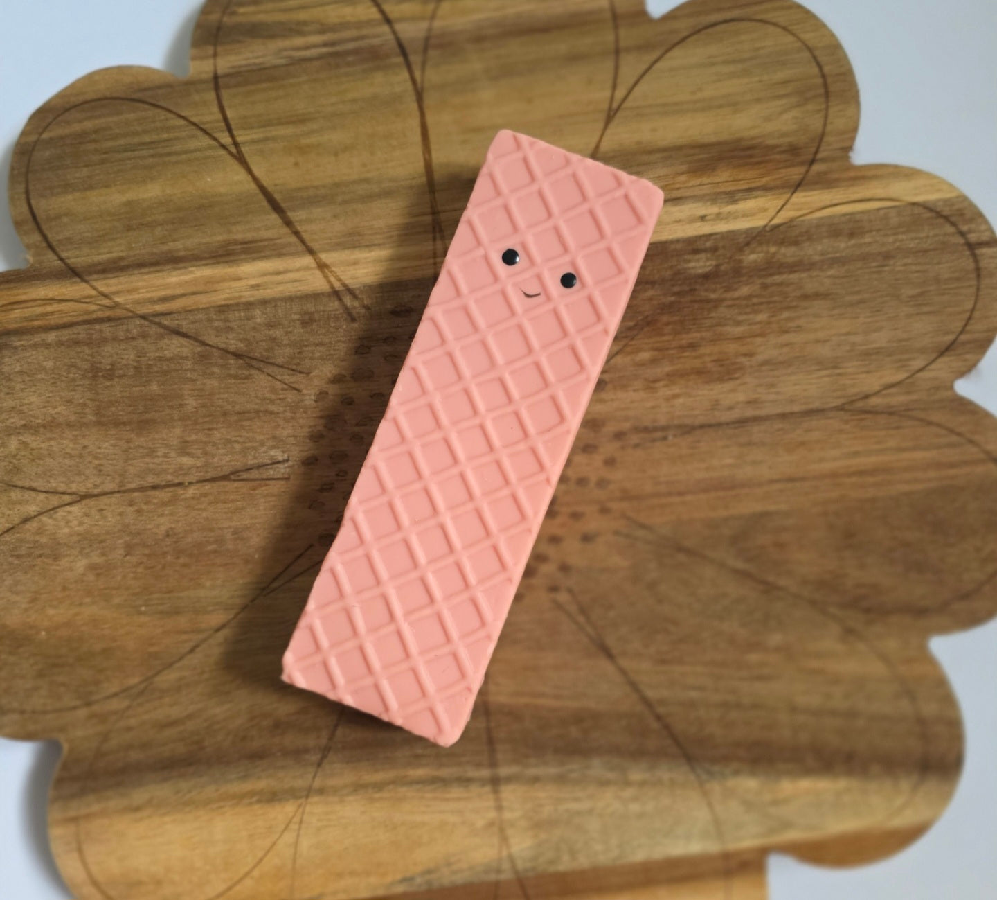 Pink wafer latex toy