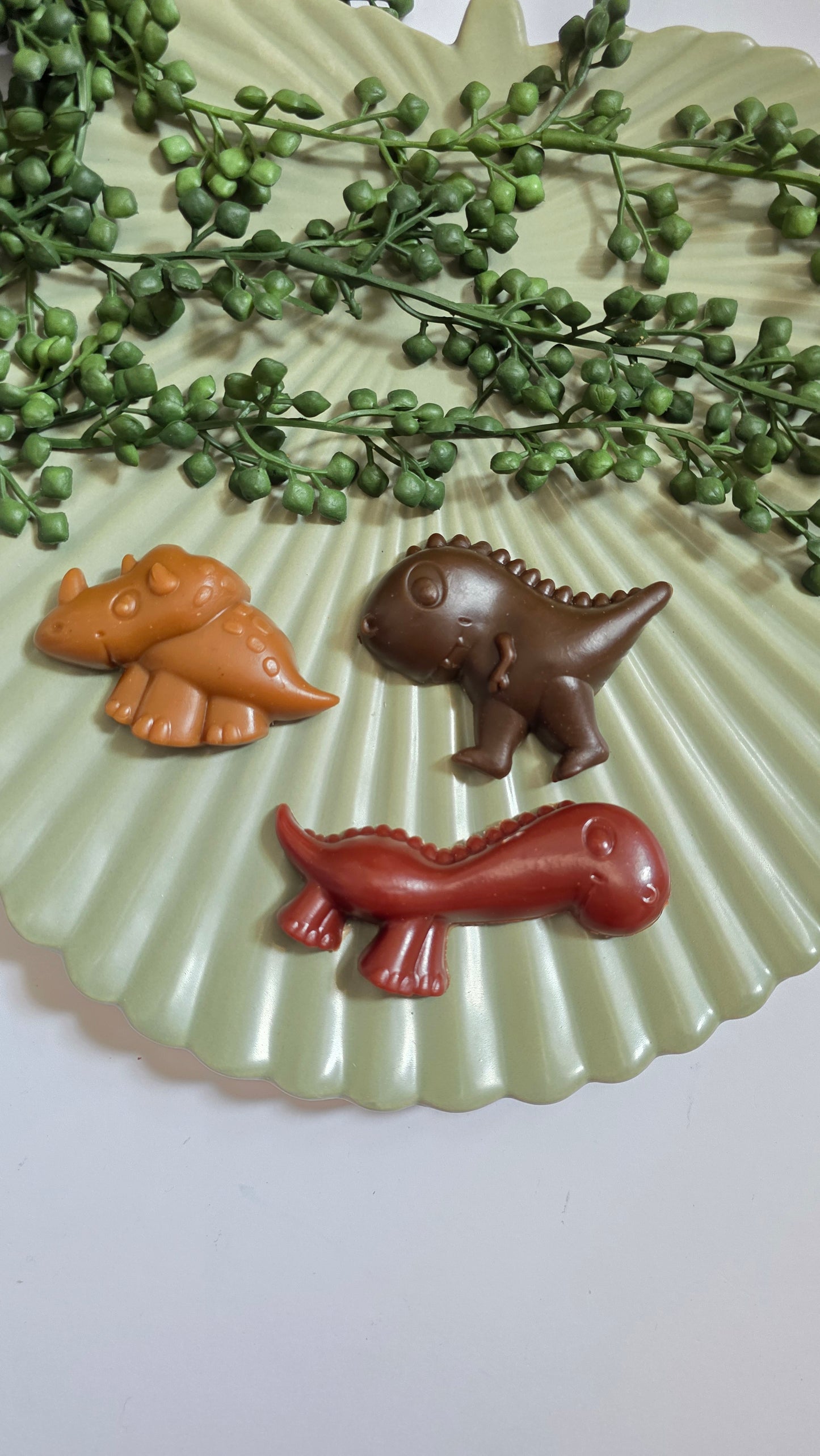 Vegan Dinos Chews - Strawberry , Pumpkin, Carob (small)