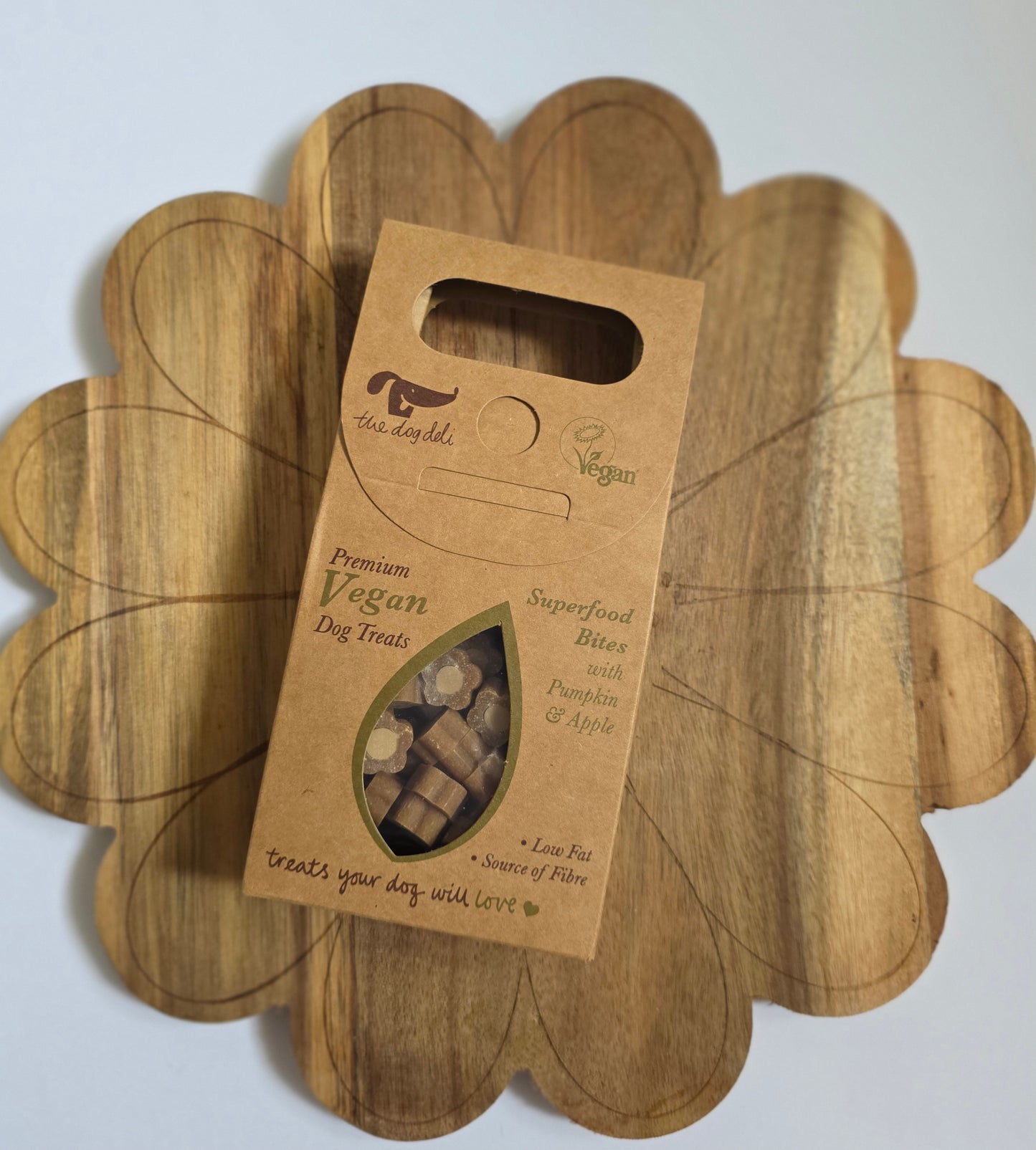 SUPERFOOD BITES WITH PUMPKIN & APPLE VEGAN DOG TREATS 80g