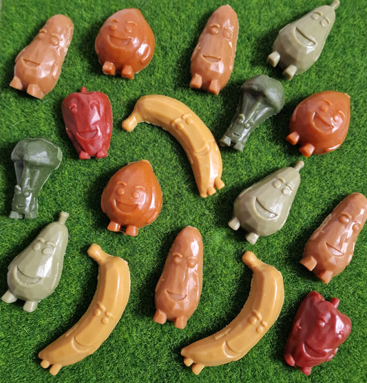 Pluto's Veggie & Fruity Friends - (small)🍓🍎🫐🍠🥦