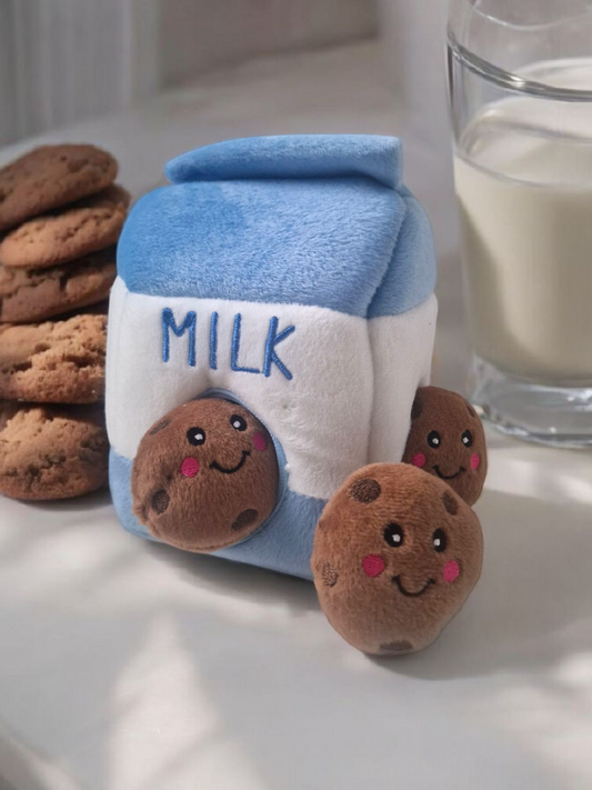 Zippy Burrow - Milk and Cookies - Dog Toy