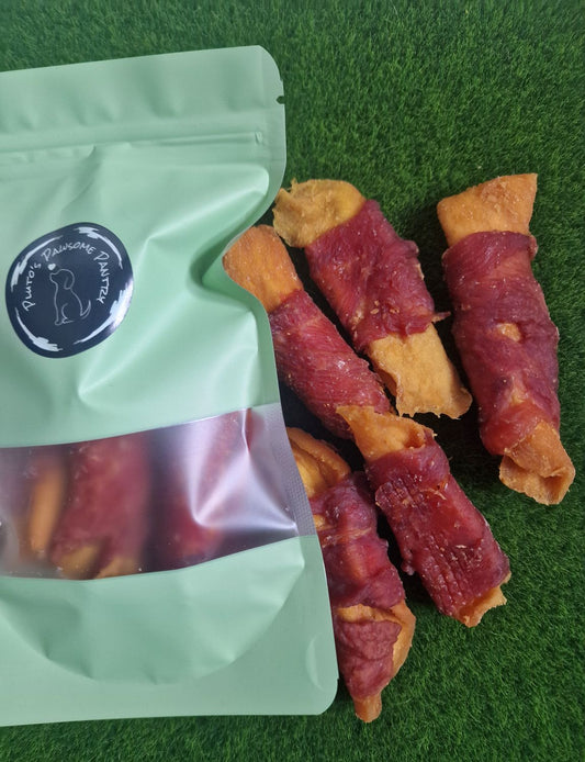 Mango Chunks Wrapped with duck 100g🥭🦆