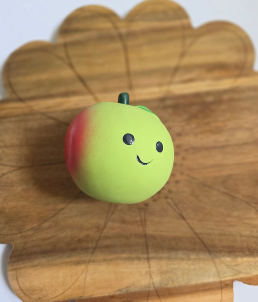 Green apple latex toy