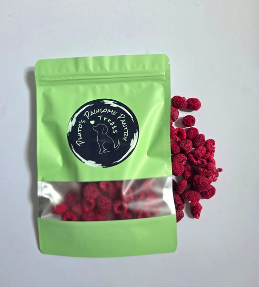 Whole raspberries 20g
