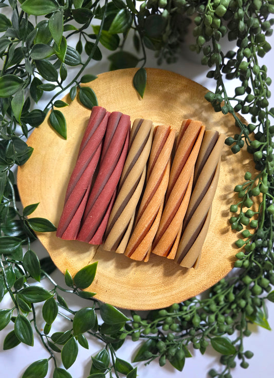 Veggie twirl chews