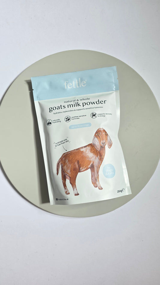 Fettle whole goats milk powder
