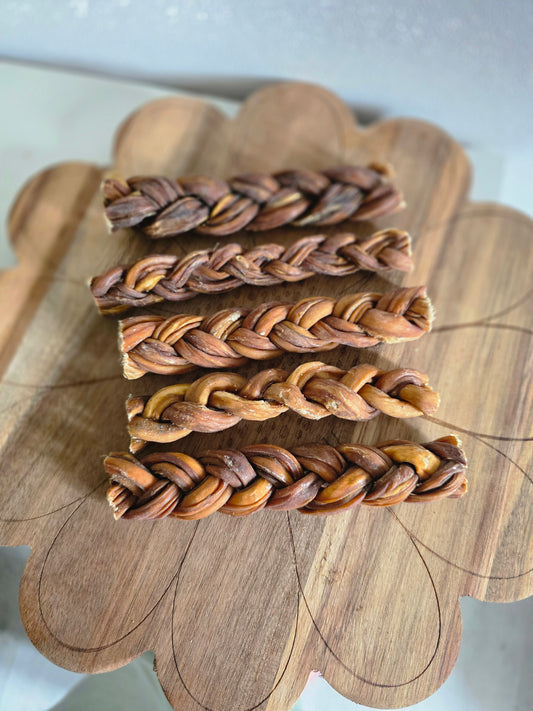 Beef intestine braid