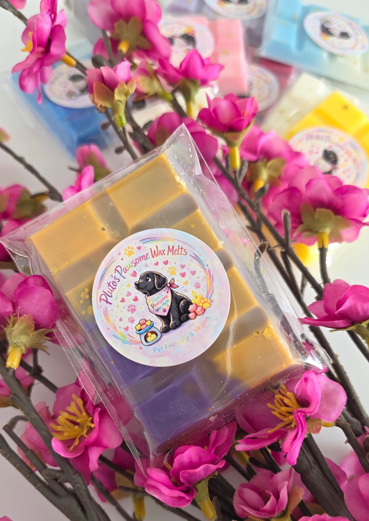 Pet friendly & Vegan Mini Wax Melts Snap Bars 25g each