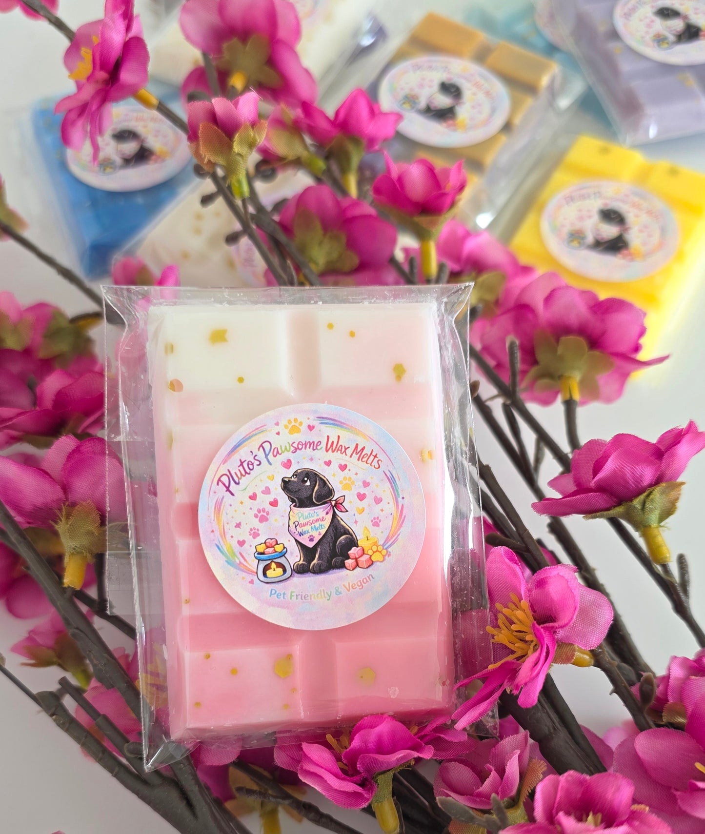 Pet friendly & Vegan Mini Wax Melts Snap Bars 25g each