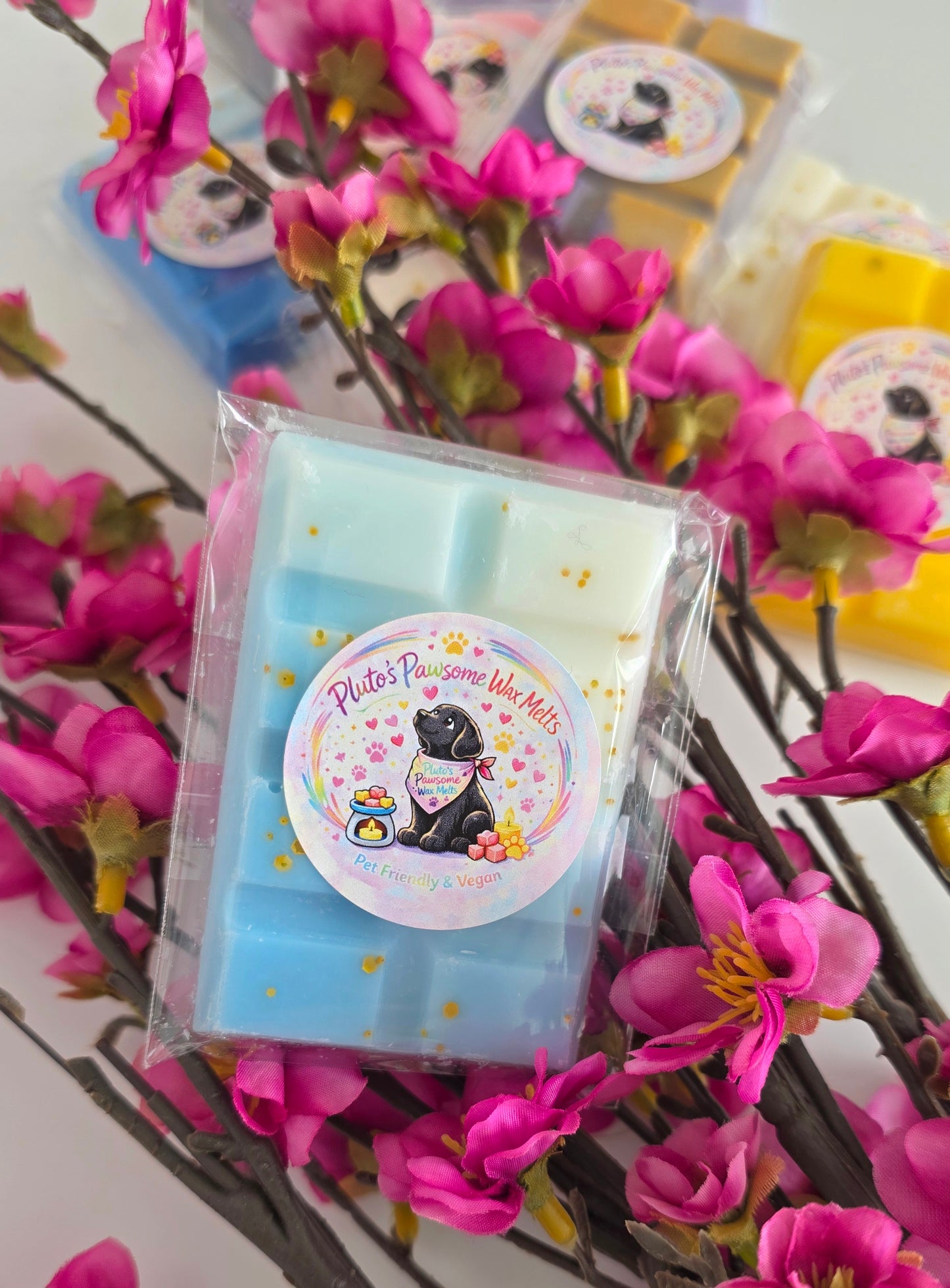 Pet friendly & Vegan Mini Wax Melts Snap Bars 25g each