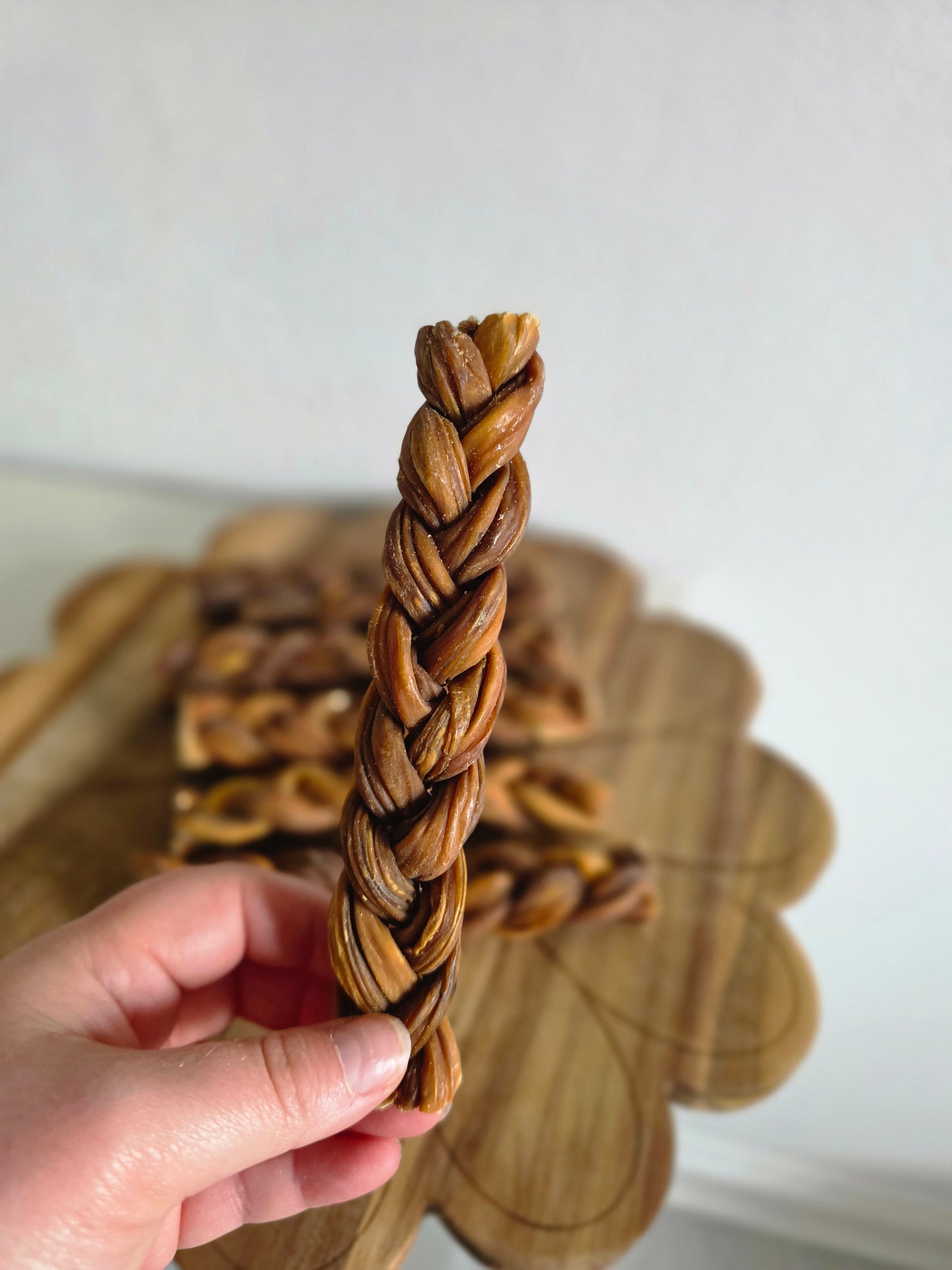 Beef intestine braid