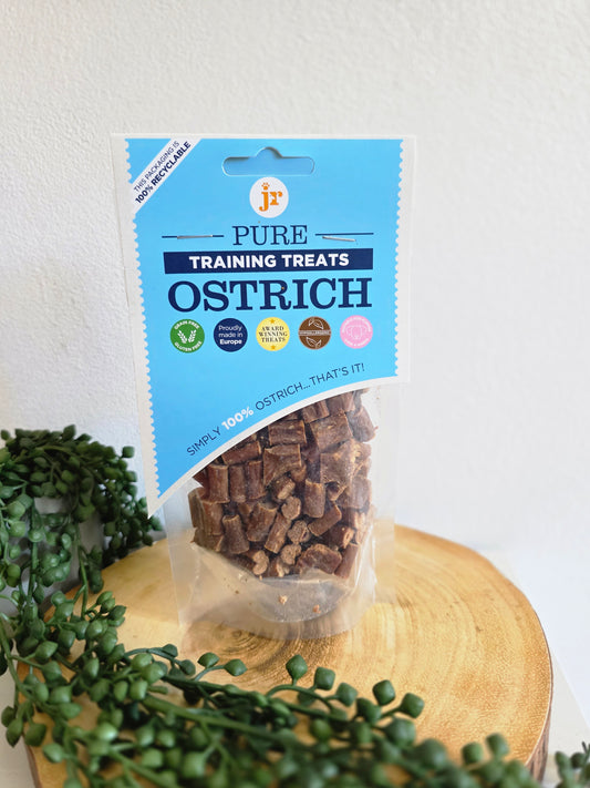 Jr Ostrich training treats 85g