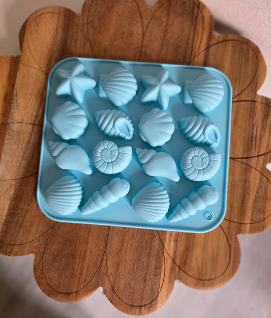 Blue seashells mould 🐚
