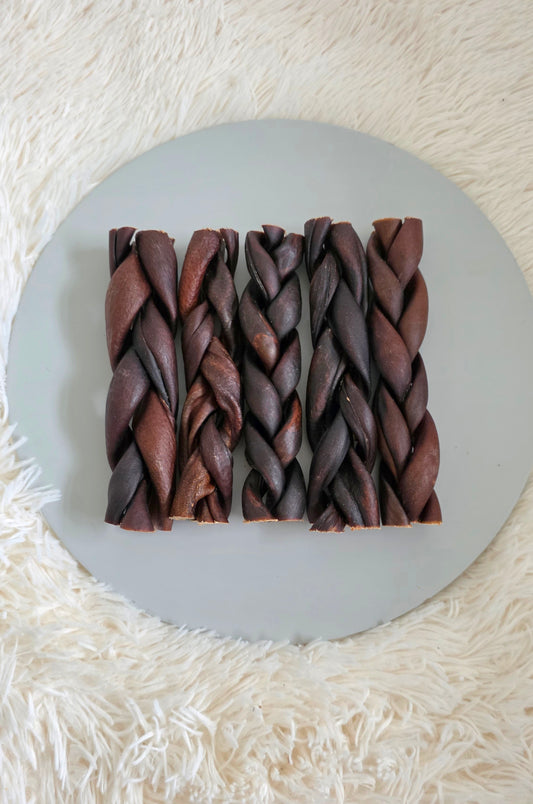 Buffalo collagen braid