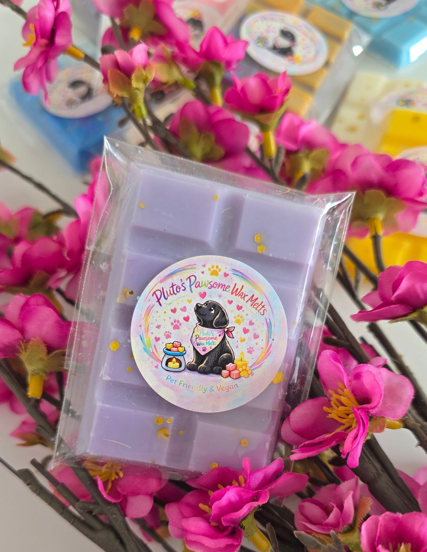 Pet friendly & Vegan Mini Wax Melts Snap Bars 25g each