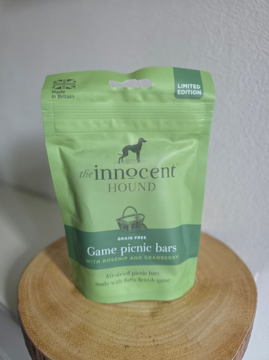 Game Picnic Bars with Rosehip & Cranberry