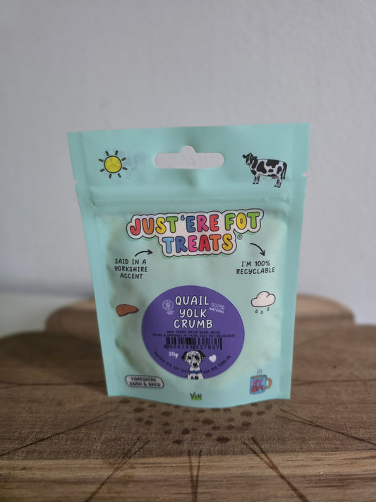 Quail Yolk Crumb 20g