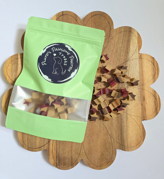 Veggie & chicken star training treats 80g